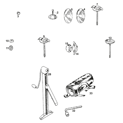 Wheel Nuts, Caps, Clamps & Tools