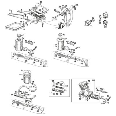 Master Cylinder & Pedal Box