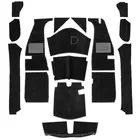 Ck725Aa Mga Front Carpet Set - Black  Part