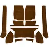 N025Kk Carpet Set Rd68> Brown Part