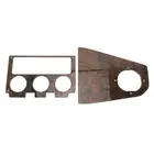 S045 Burr Walnut Panels For Leather Console Mgb 76> R221 Part