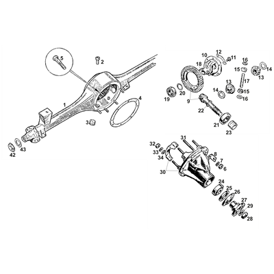Rear Axle & Diff