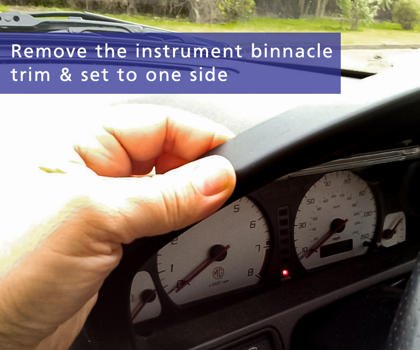 MG Gauge Replacement - Step 1