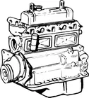 RTC2459 MG Midget 1500cc reconditioned engine part