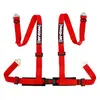 M050 - Race Harness Four Point Red Seat Belt Part