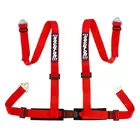 M050 - Race Harness Four Point Red Seat Belt Part