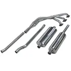 MGB Chrome Bumper Stainless Steel Performance Manifold & Standard Exhasut System Kit Part B013