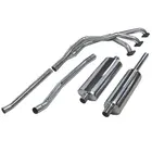MGB Rubber Bumper Stainless Steel Performance Manifold & Standard Exhasut System Kit Part B014
