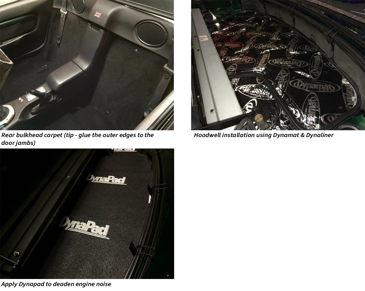 reassembly dynamat dynaliner fitment blog