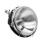M250 Q Prats Headlamp Unit H4 without pilot RHD Part Assembly MGB Midget Chrome Bumper