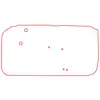P152 Door Water Shedder B>68 Pair Part