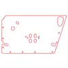 P153 Door Water Shedder Mid69> Pair Part