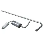 Stainless Steel Midget MkIII Flanged Two Box Exhaust System Kit Part B033