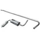 Stainless Steel Midget MkIII Bell Two Box Exhaust System Kit Part B032