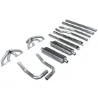 Double s super sports manifold exhaust kit double dual part b158