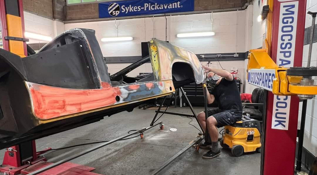 auto lass working mg marshall