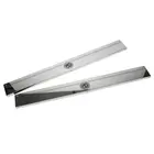 Stainless Steel Threshold Plates Pair and Screws MG Logo MGB MGB Midget Part Kit K001