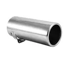 classic round adjustable exhaust tail trim stainlesss steel part c075