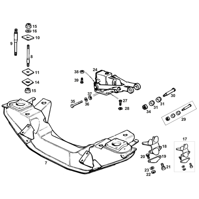 Shock Absorbers & Crossmember