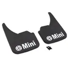 classic mudflaps mini logo motif pair part f043