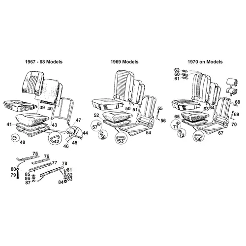 View all Seat Components & Fixings