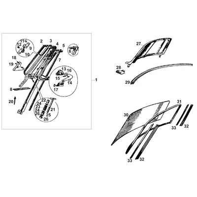 View all Windscreen & Quarter Lights