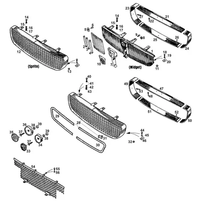 View all Front Grilles & Fixings