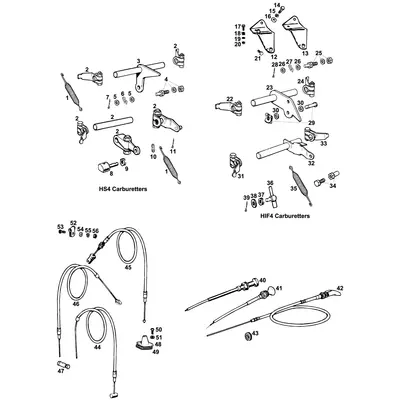 View all Carburettor Linkages & Cables
