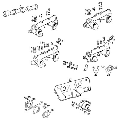 View all Inlet Manifold & Heatshield
