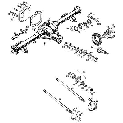 View all Axle - Tube Type - 1965 - 1980