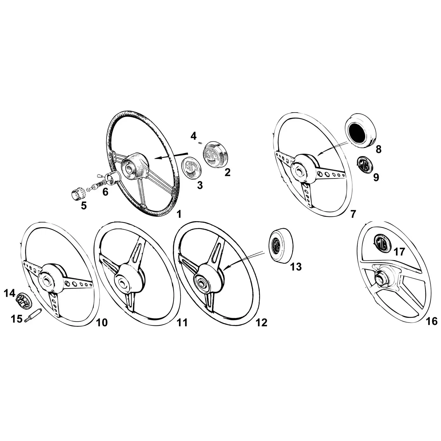 Original Equipment (OE) Steering Wheel
