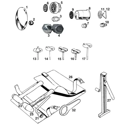 View all Wheel Nuts, Caps, Clamps & Tools