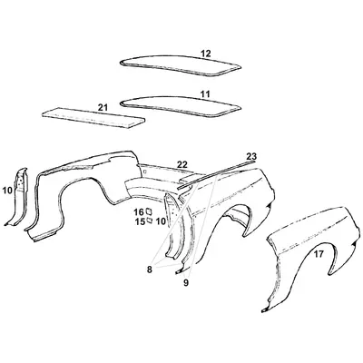 View all Rear - Outer - Roadster