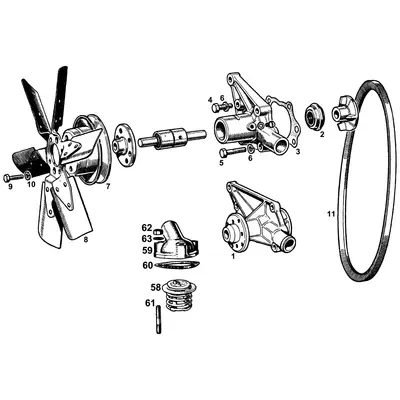 View all Water Pump, Thermostat & Fixings