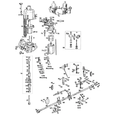 View all Carburettors, Linkages & Cables