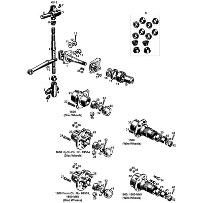 View all Stub Axles & Hubs