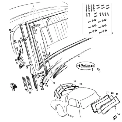 View all Windscreen & Fixings