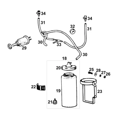 View all Washer Bottle, Brackets & Jets