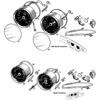 View all Gauges - Speedometer & Tacho