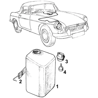 View all Washer Bottles, Brackets & Jets