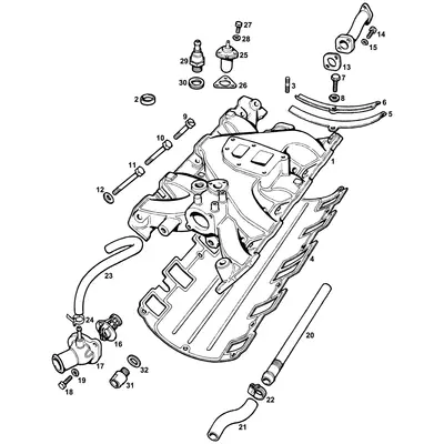 View all Inlet Manifold & Heatshield