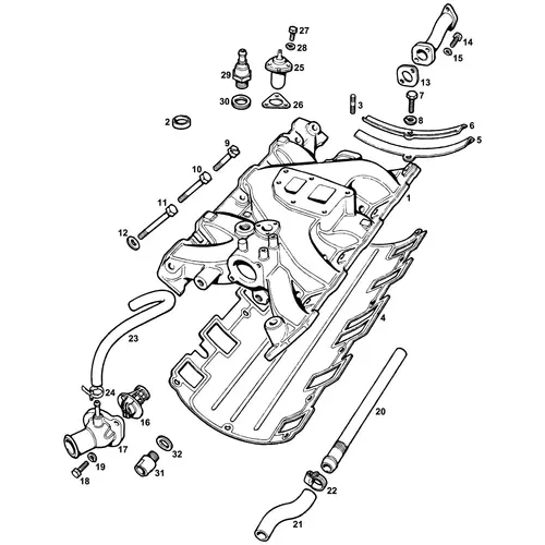 View all Inlet Manifold & Heatshield