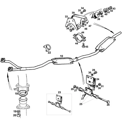 View all OE Exhaust Systems & Fixings