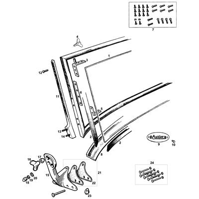 View all Windscreen, Frame & Fixings
