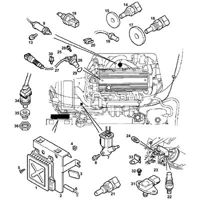 View all Engine Sensors, Senders and ECU - Non VVC