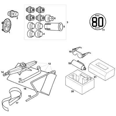 View all Wheel Nuts, Caps, Clamps & Tools