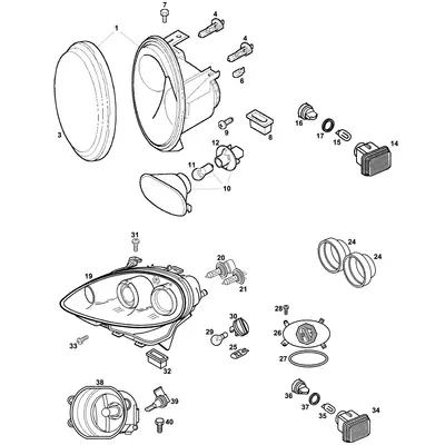 View all Headlamps & Front Indicators