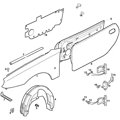 View all Front Wings & Doors
