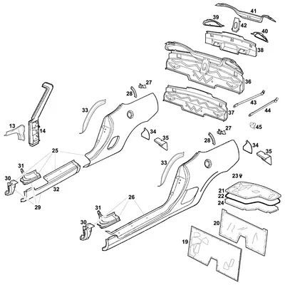 View all Sill & Rear Panels