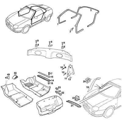 View all Finishers, Seals, Trim Clips and Interior Fixings